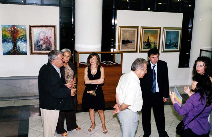 Exhibitions of painter Angelos Katsoufros